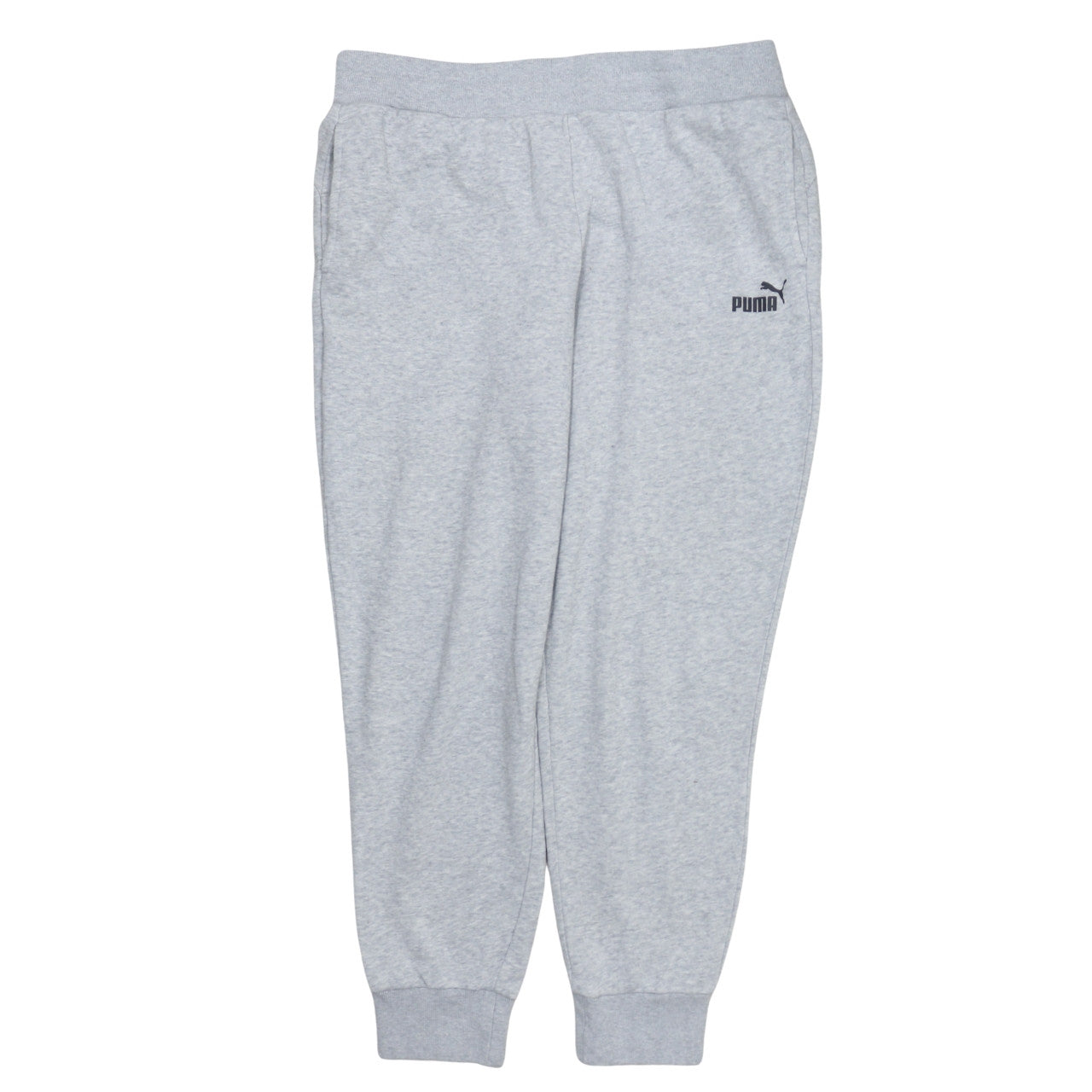 Puma Men's Grey Jogger Sweatpants L Regular Fit Casual Tapered