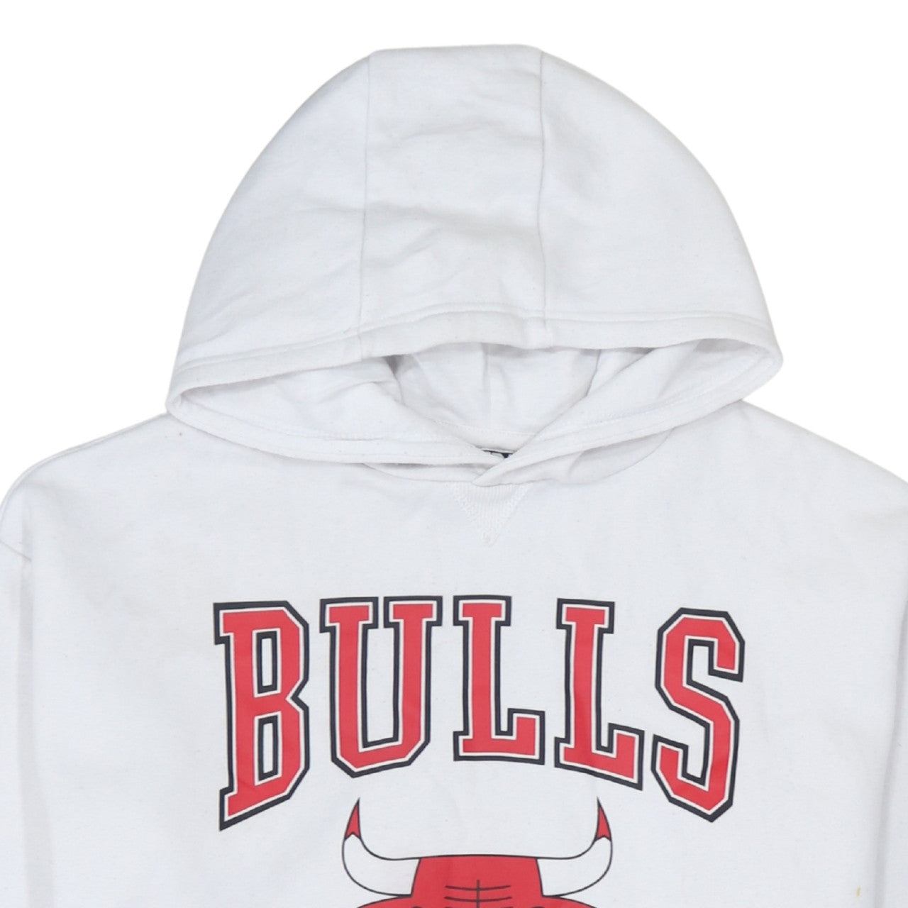 NBA Chicago Bulls Boys White Pullover Hoodie 13-14 Years Graphic Print
