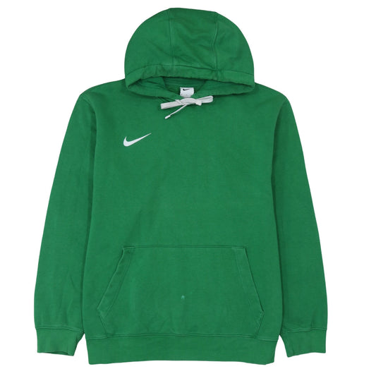 Nike Men's Green XL Pullover Hoodie Fleece Logo Sportswear