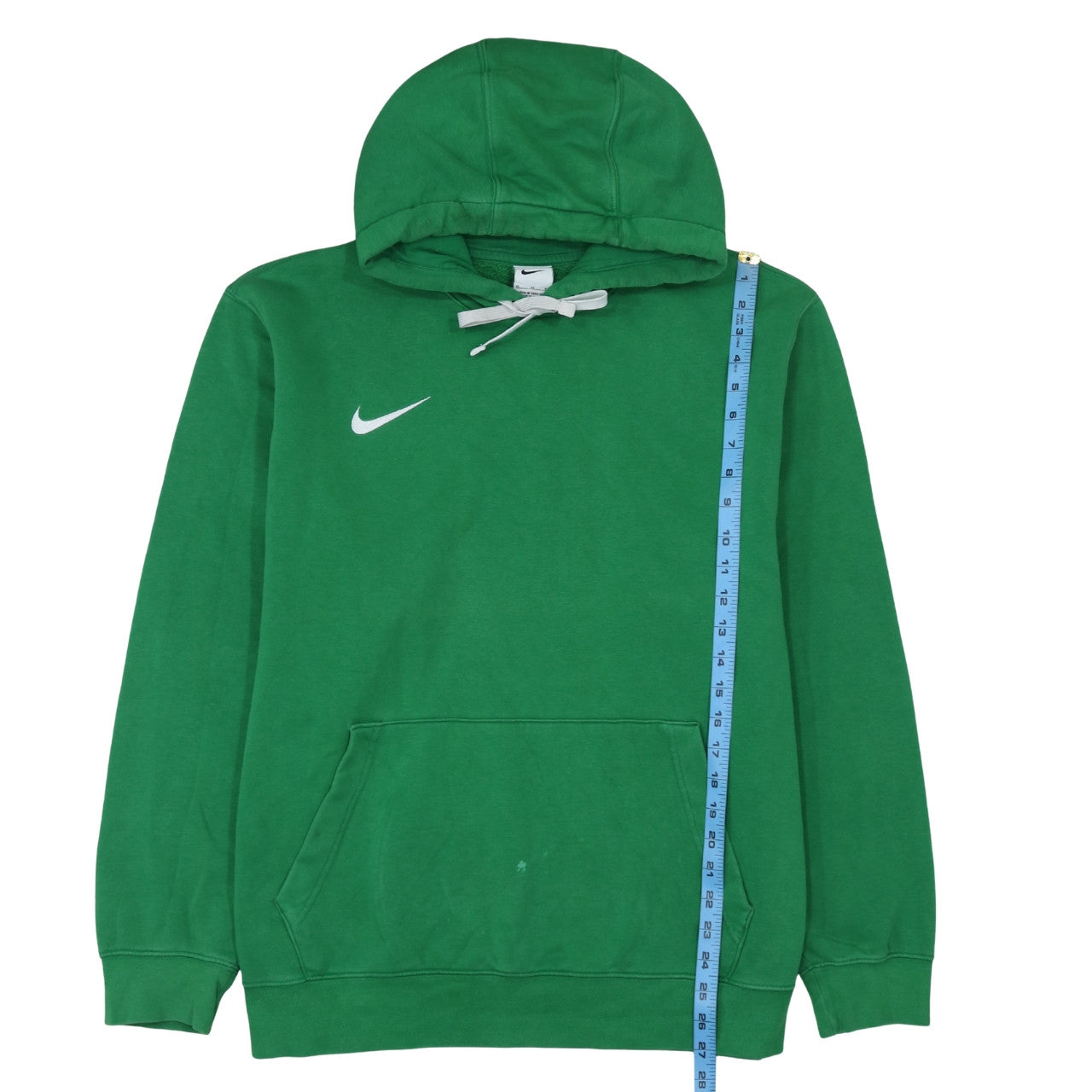 Nike Men's Green XL Pullover Hoodie Fleece Logo Sportswear