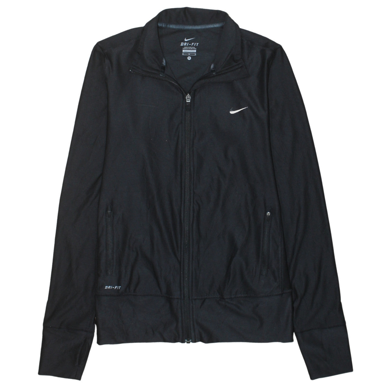 Nike Men's Black Dri-Fit Full Zip Sweatshirt Jacket M