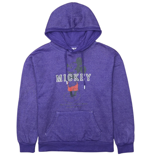 Disney Women's Purple Mickey Mouse Pullover Hoodie Size S