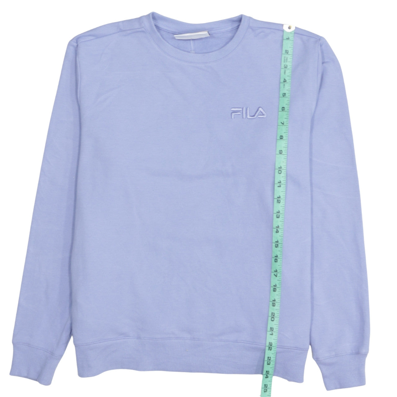 FILA Women's Light Blue Crew Neck Pullover Sweatshirt Size M