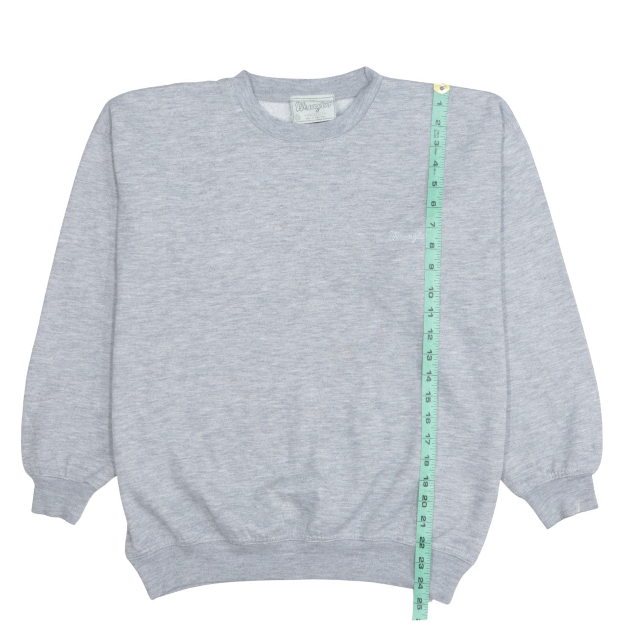 Wrangler Men's Grey Small Crew Neck Pullover Sweatshirt