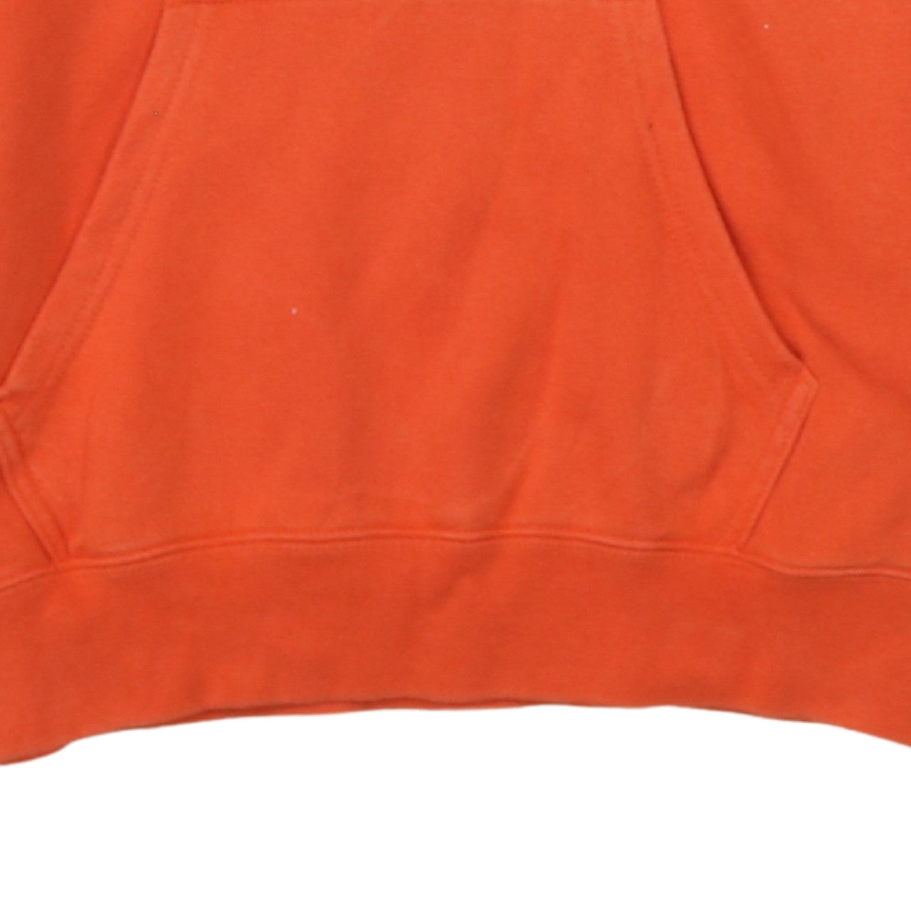 Champion Men's Orange Small Pullover Hoodie with Logo Print