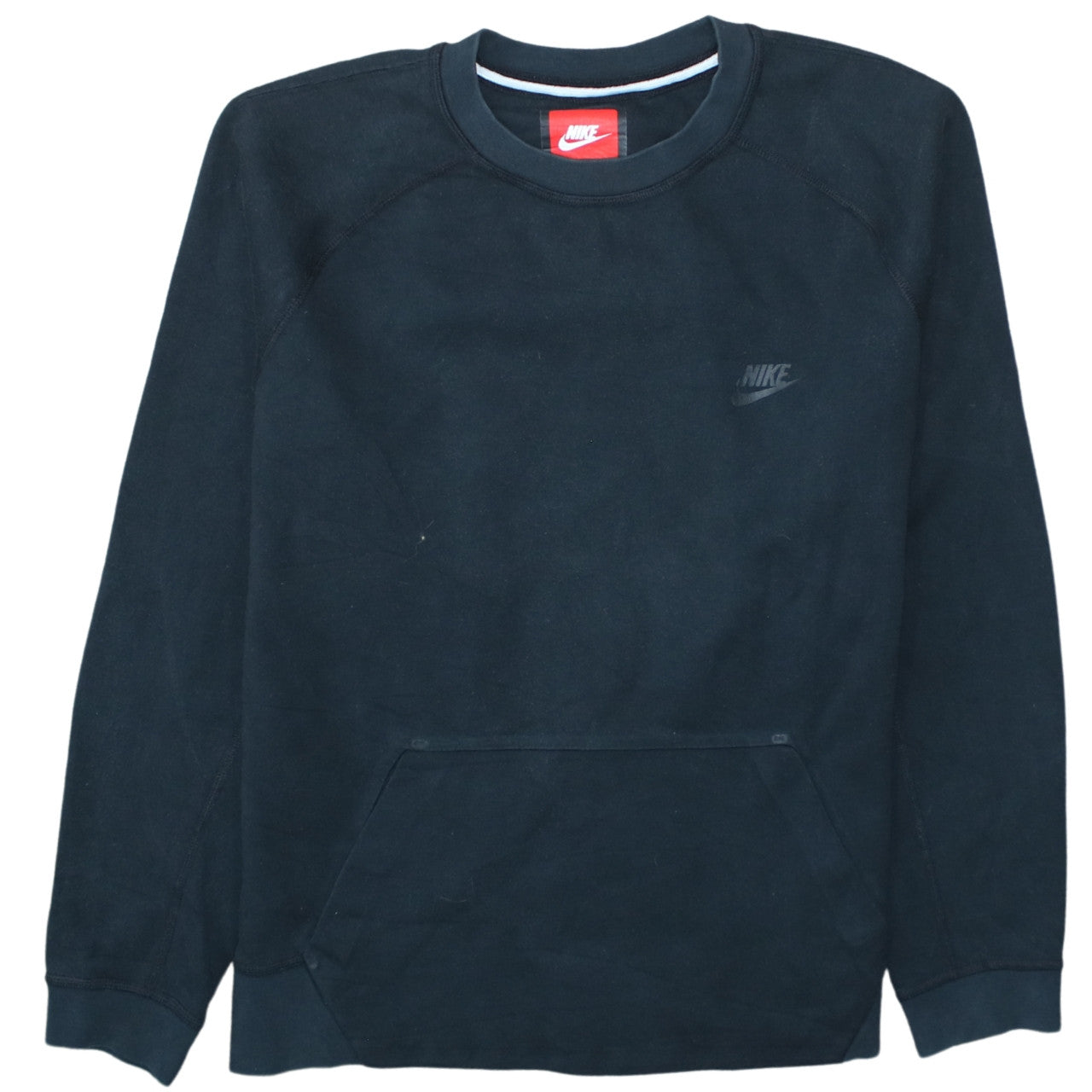 Nike Men's Black M Crew Neck Fleece Pullover Sweatshirt