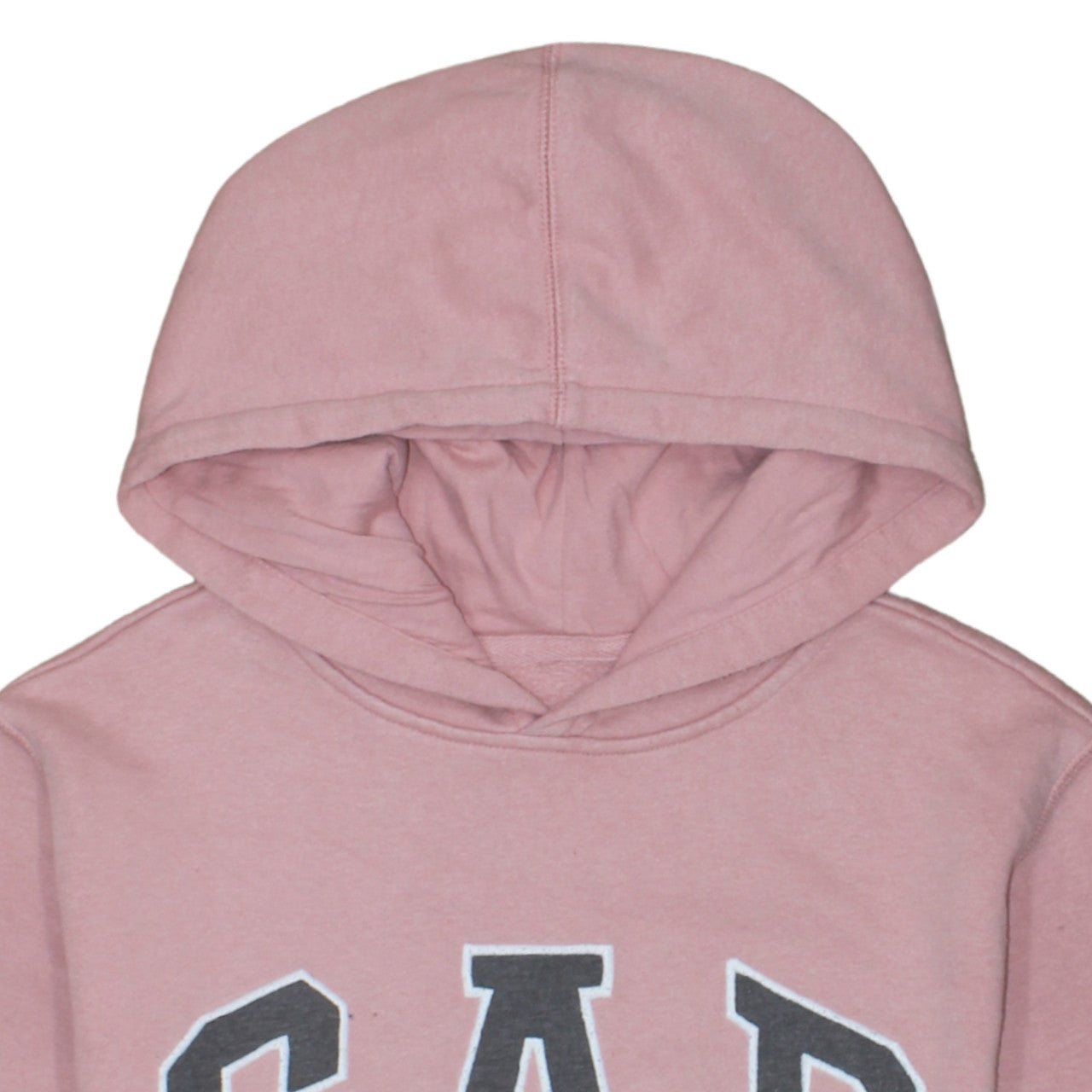 GAP Kids Girls Pink Pullover Hoodie XL 12-13 Years Logo Fleece Sweatshirt