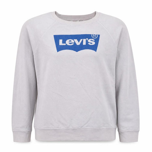 Levi's Womens Pink Sweatshirt Medium Crew Neck Logo Pullover
