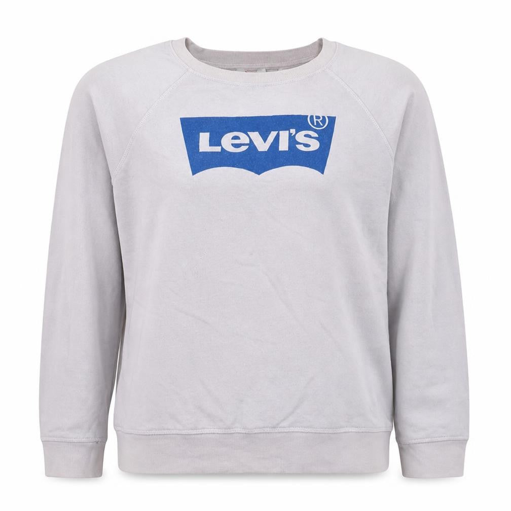 Levi's Womens Pink Sweatshirt Medium Crew Neck Logo Pullover