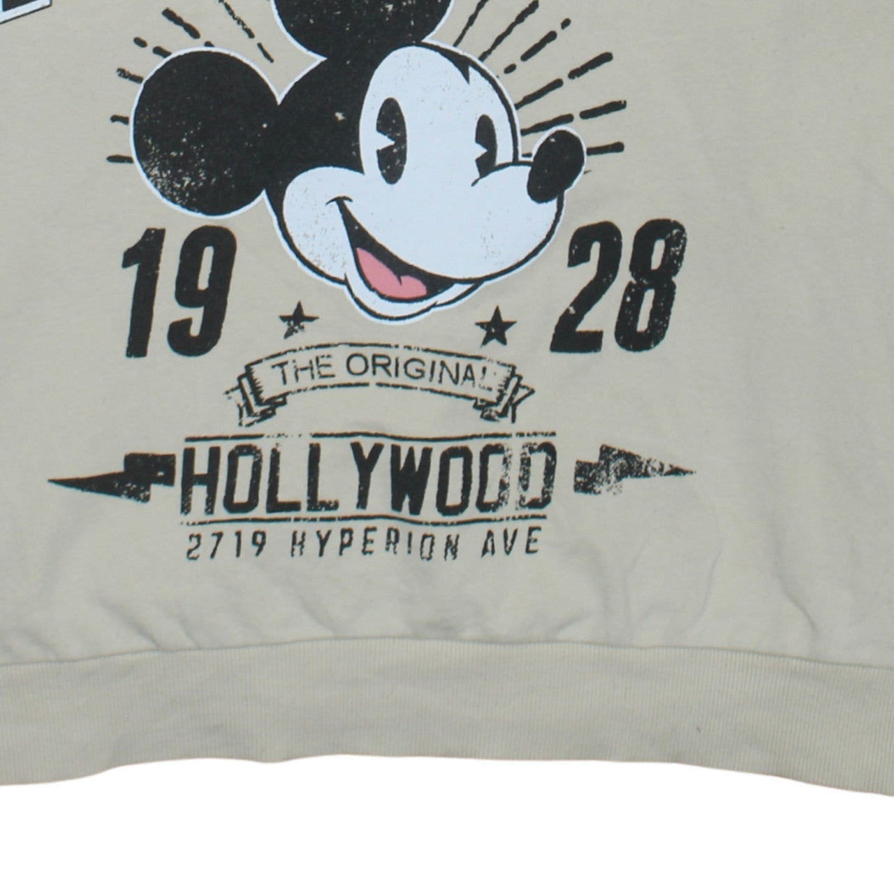 Disney Mickey & Friends at George Beige Women's XL Pullover Sweatshirt