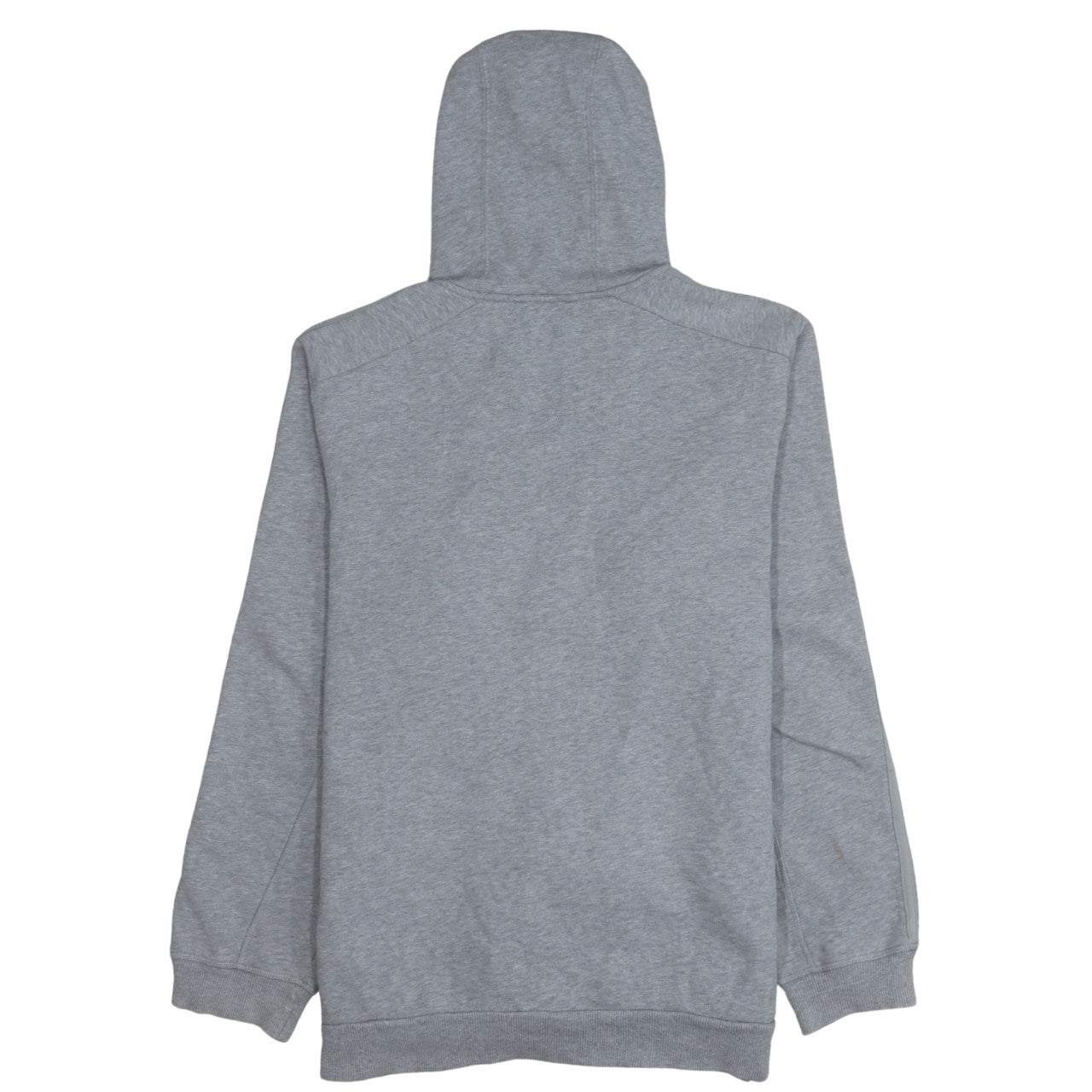 Adidas Men's Grey Full Zip Hoodie Size M Sports Fleece Jacket