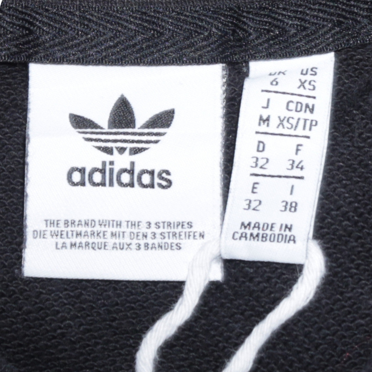 Adidas Womens Black XS Crew Neck Pullover Sweatshirt