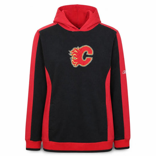 Reebok Hockey Women's Red & Black Pullover Hoodie Size XL Cotton Blend