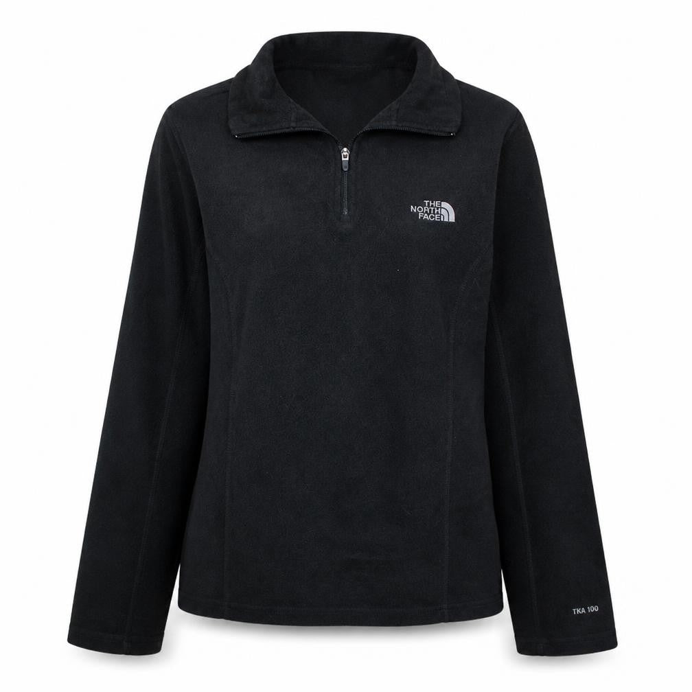 The North Face Womens Black M Fleece 1/4 Zip Pullover Sweatshirt