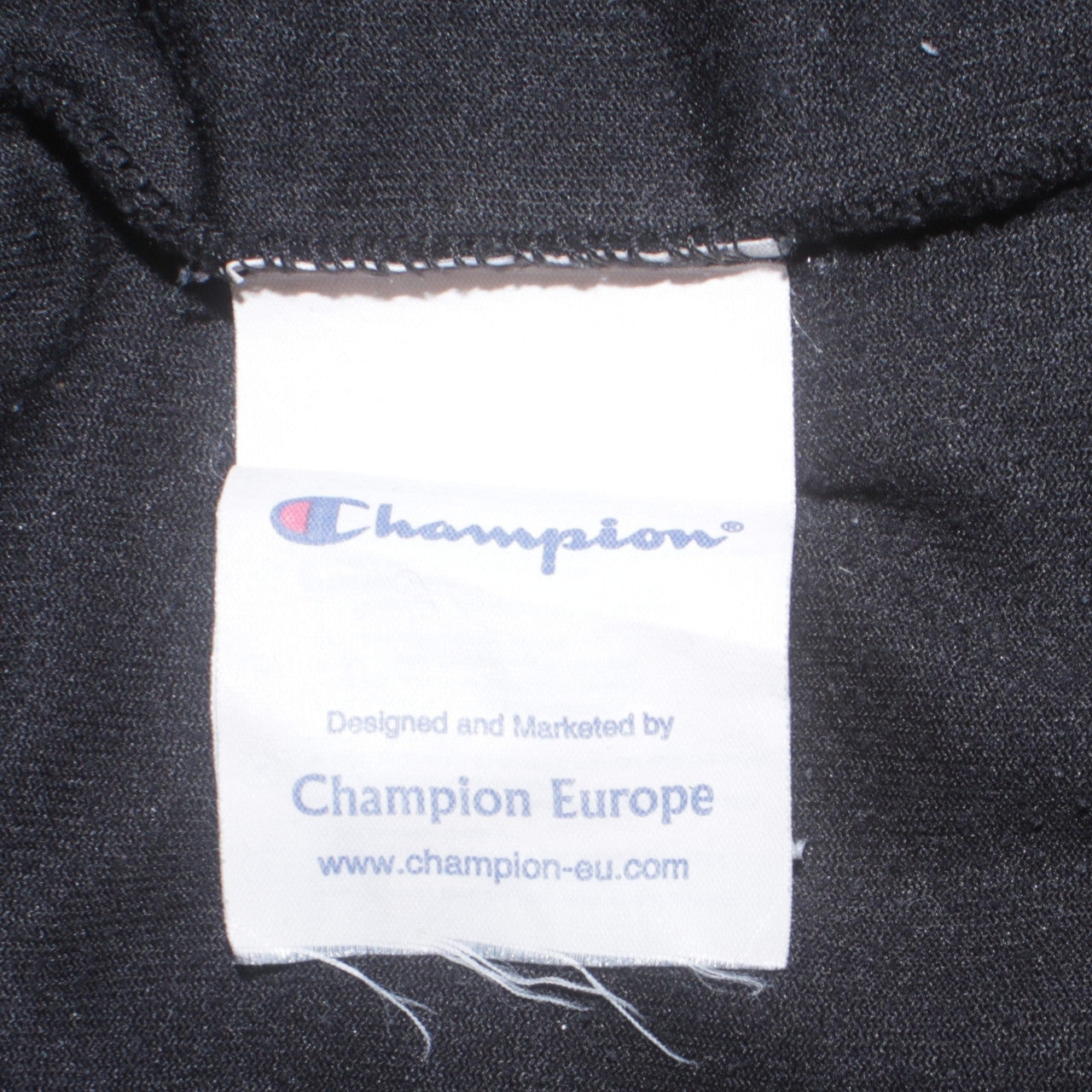 Champion Men's Black Fleece 1/4 Zip Sweatshirt L Regular Fit