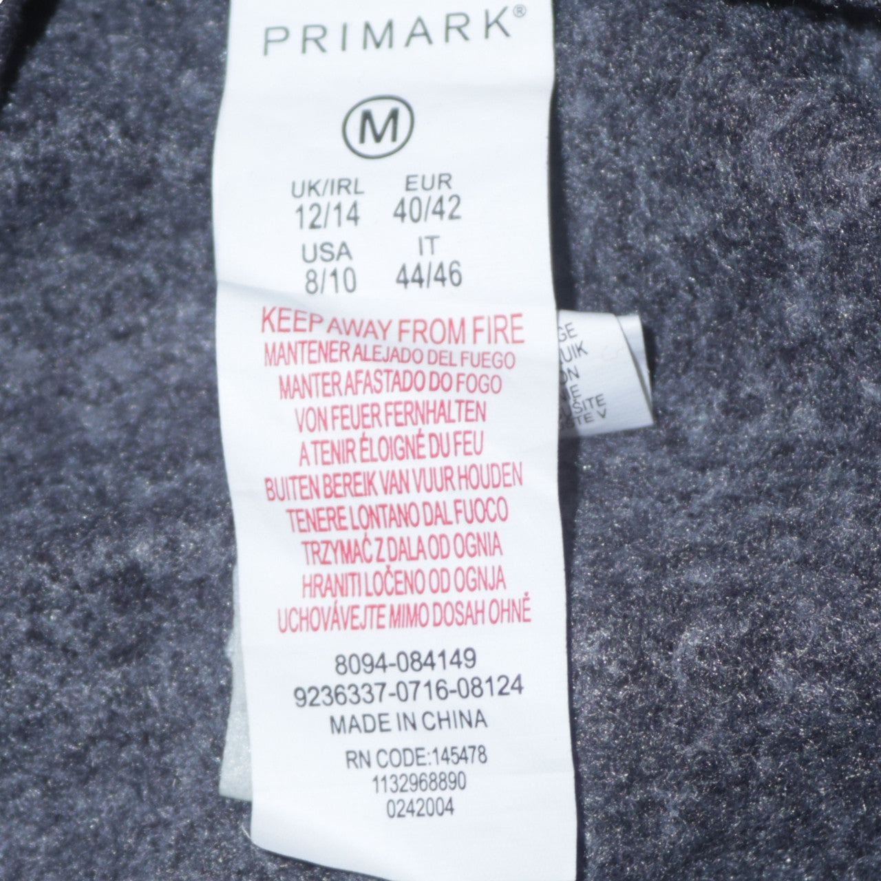 Disney Primark Womens Grey Minnie Mouse Bow Crew Neck Sweatshirt M 12/14