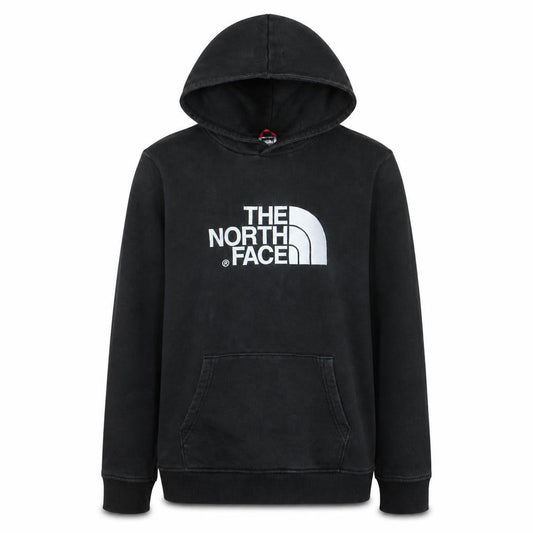 The North Face Boys Black XL Pullover Hoodie 100% Cotton Logo Sweatshirt