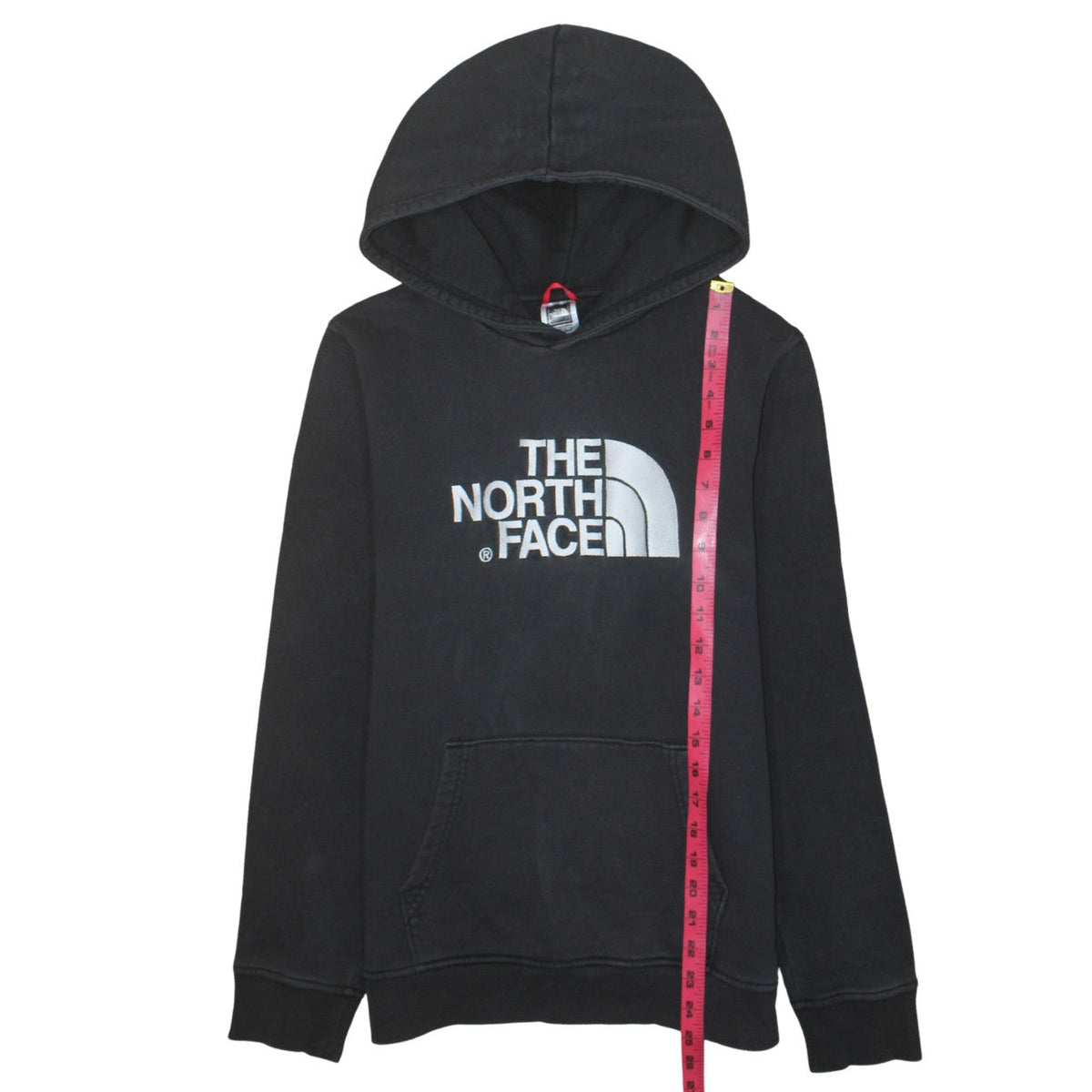 The North Face Boys Black XL Pullover Hoodie 100% Cotton Logo Sweatshirt
