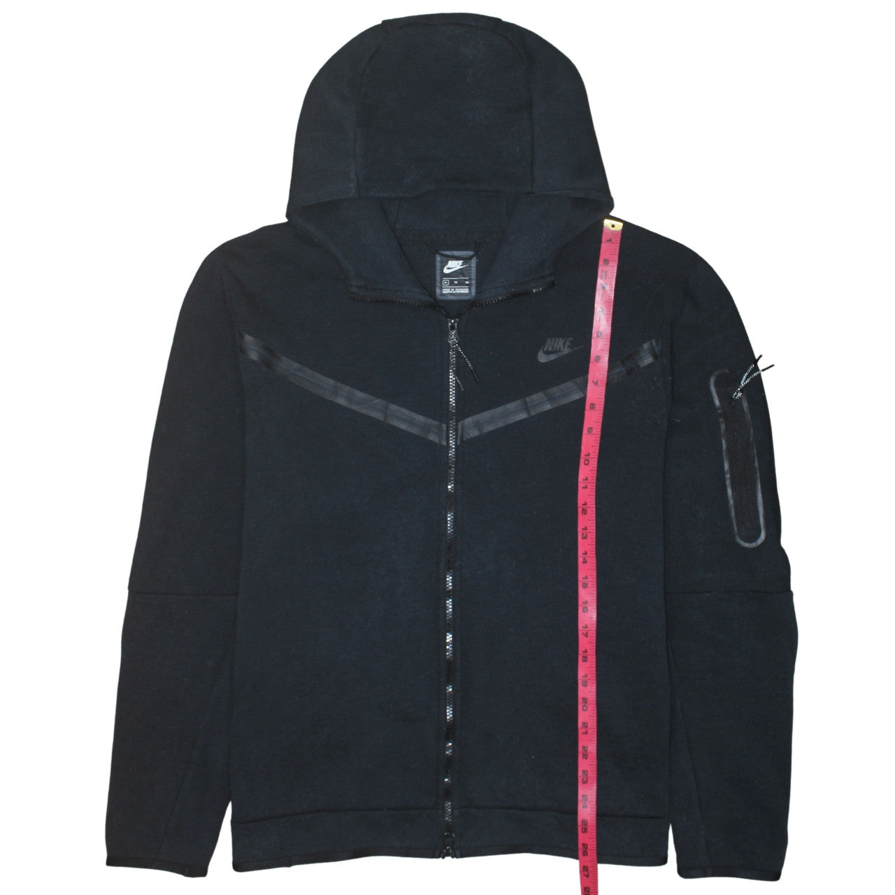 Nike Men’s Black XL Full Zip Hoodie Sweatshirt Lightweight Hooded