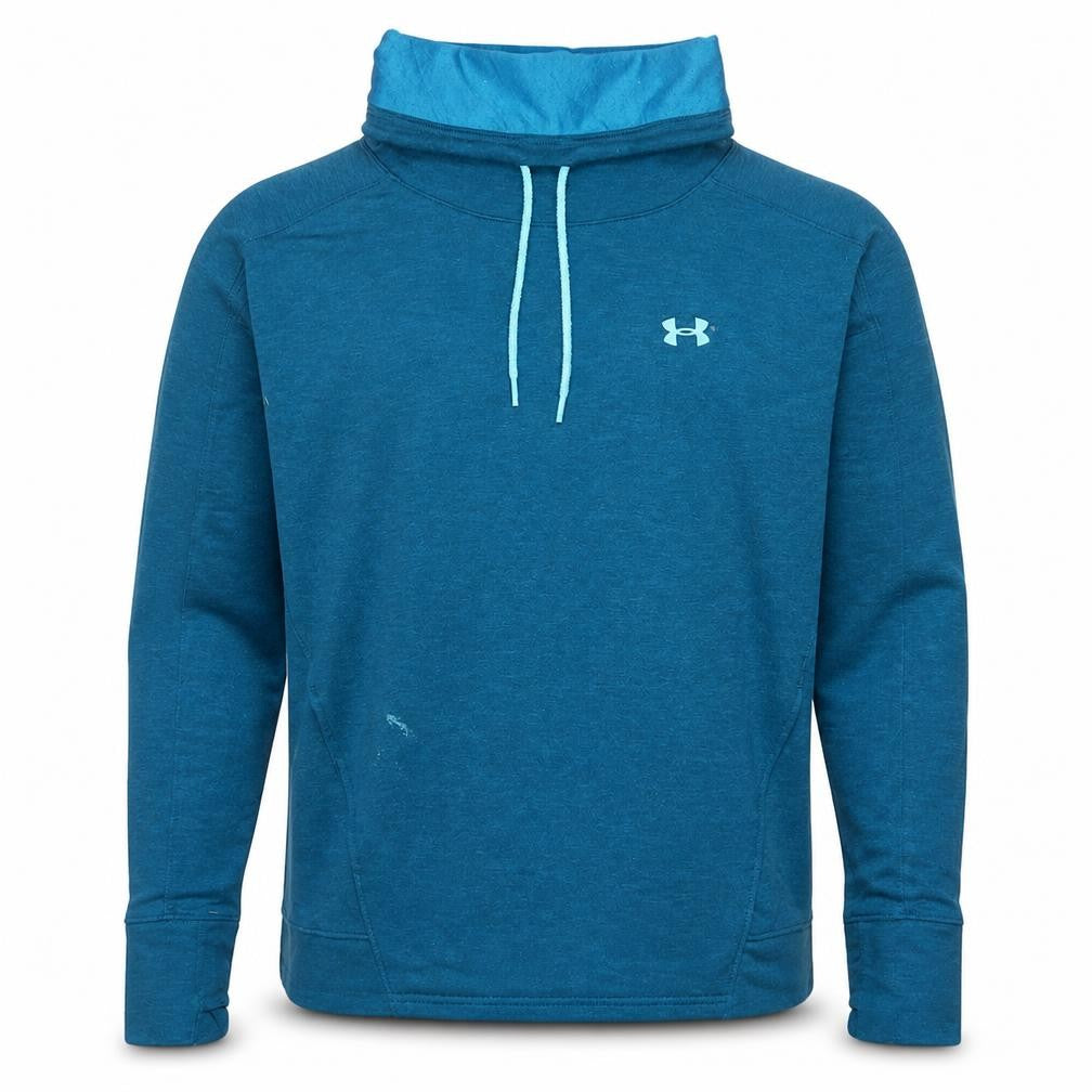 Under Armour Men's Blue M Pullover Sweatshirt High Neck Logo