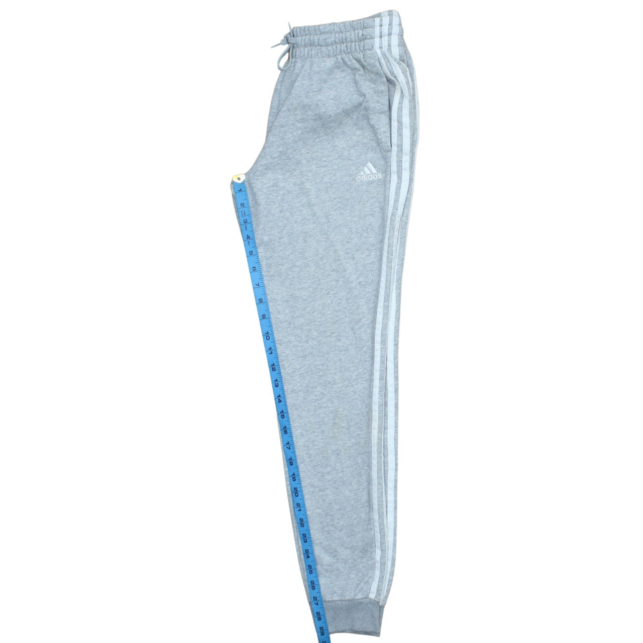 Adidas Women Grey Joggers S Regular Fit Sweatpants Elastic Waist