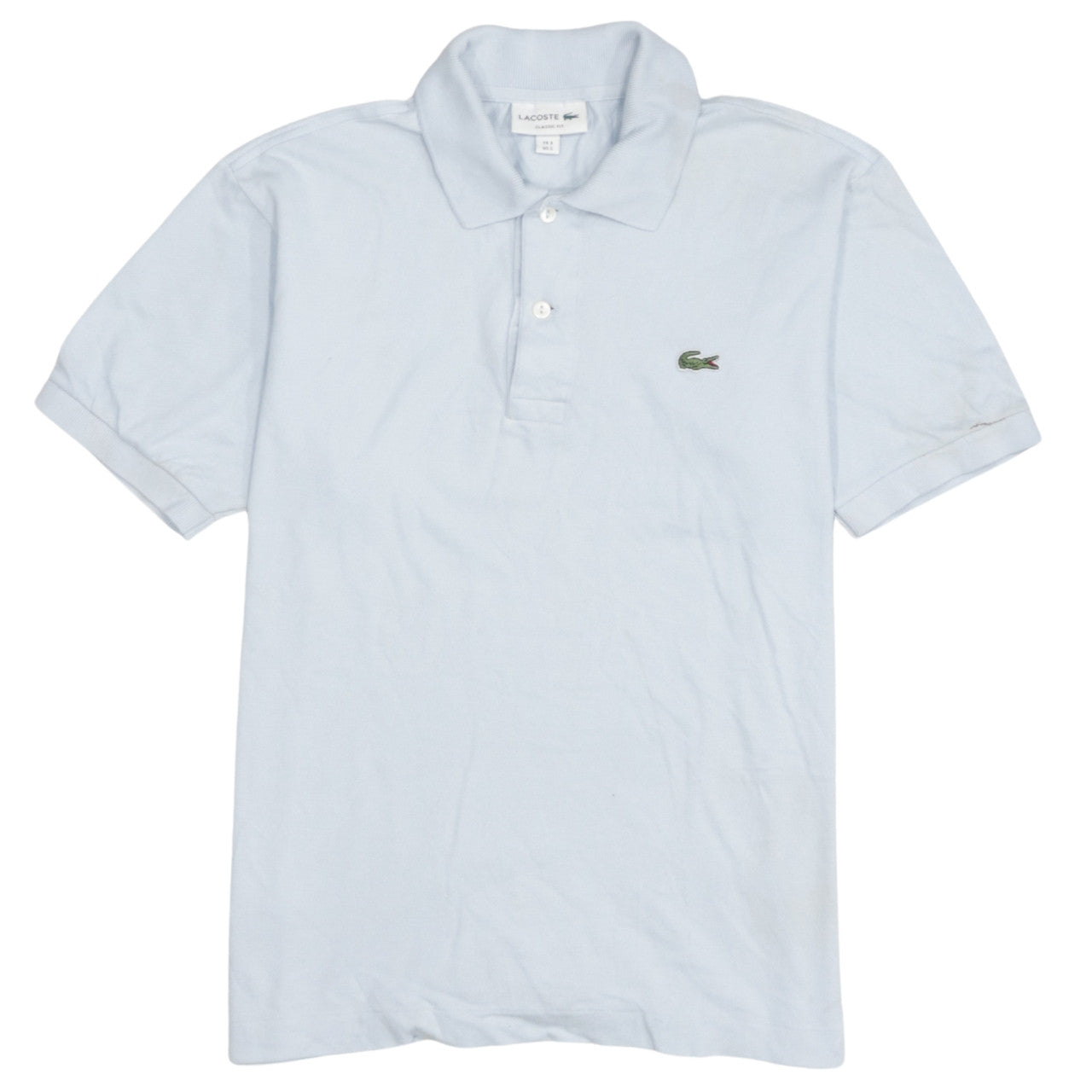Lacoste Men's Blue Classic Fit Cotton Polo Shirt Size S