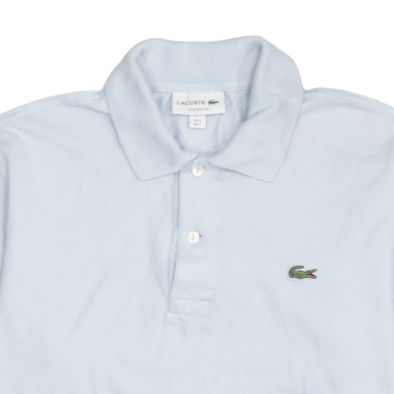 Lacoste Men's Blue Classic Fit Cotton Polo Shirt Size S