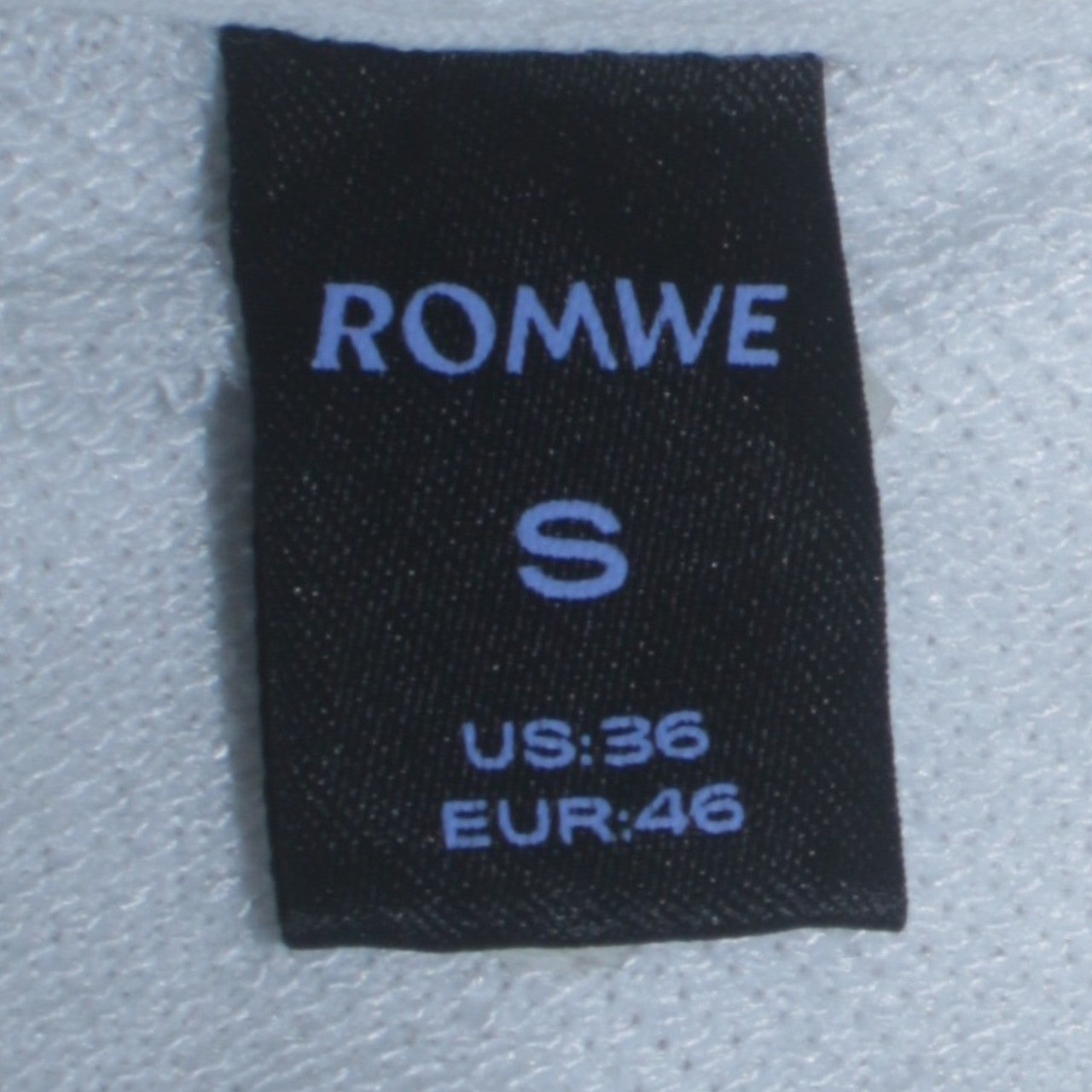 ROMWE Men's White Dragon Graphic Pullover Hoodie Size S