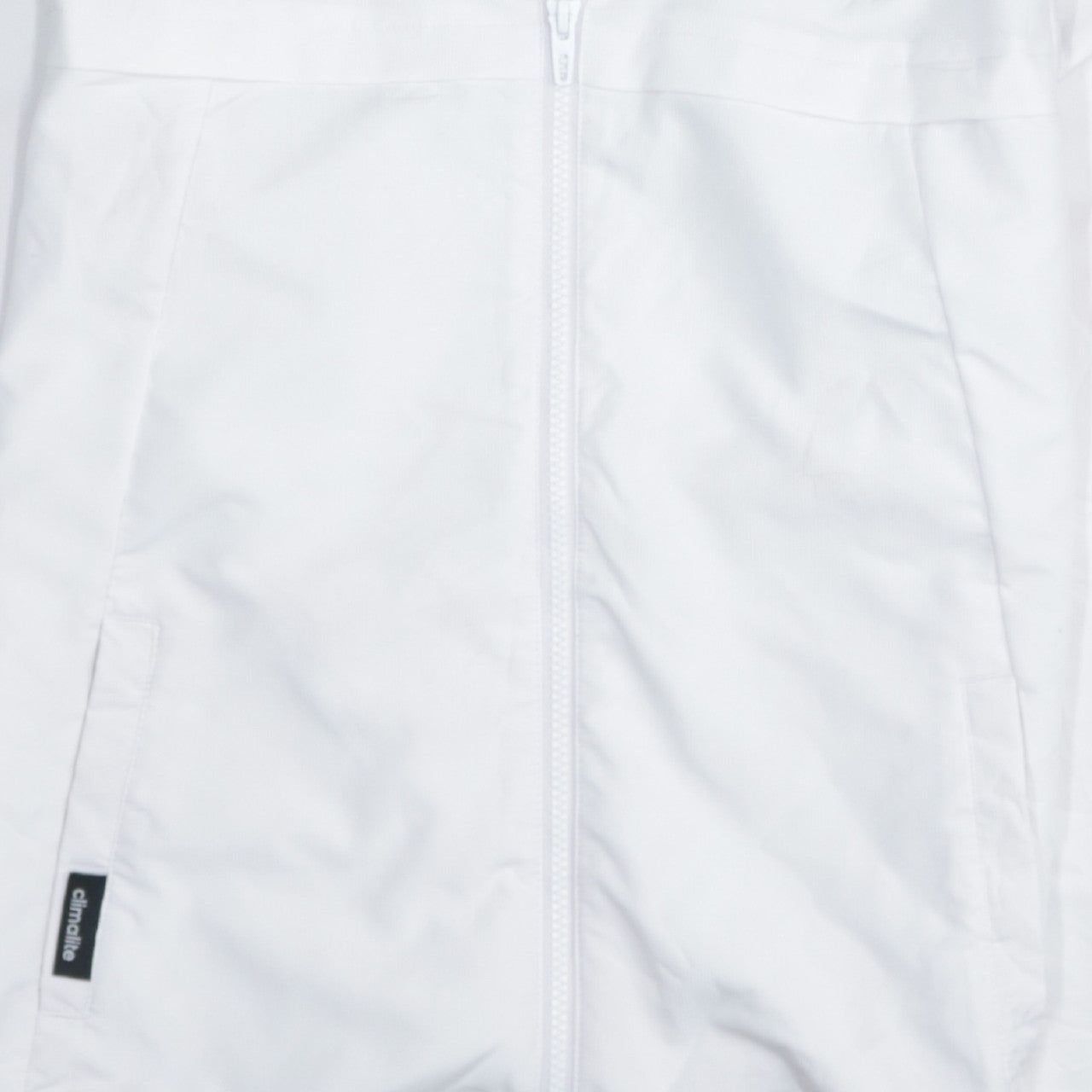 Adidas Men’s White Windbreaker Jacket L Lightweight Hooded