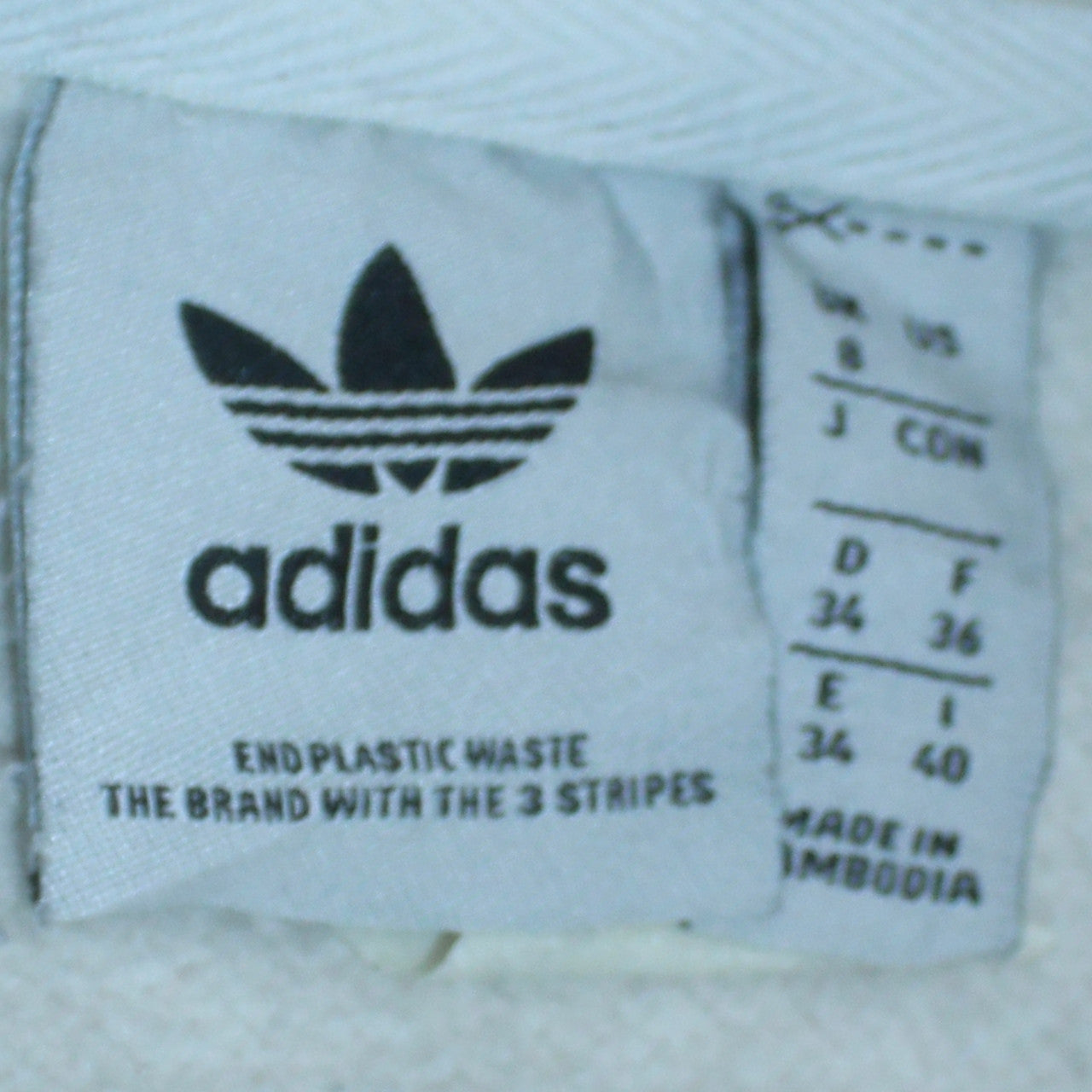 Adidas Mens White Pullover Hoodie Size S Sports Logo Sweatshirt