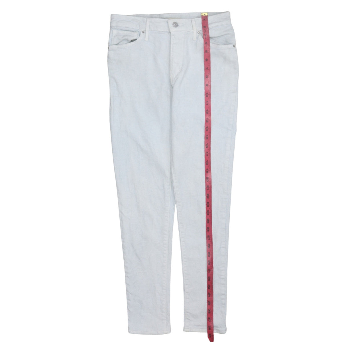 Levi's Women's White 721 High Rise Skinny Jeans Size 29 Slim Fit