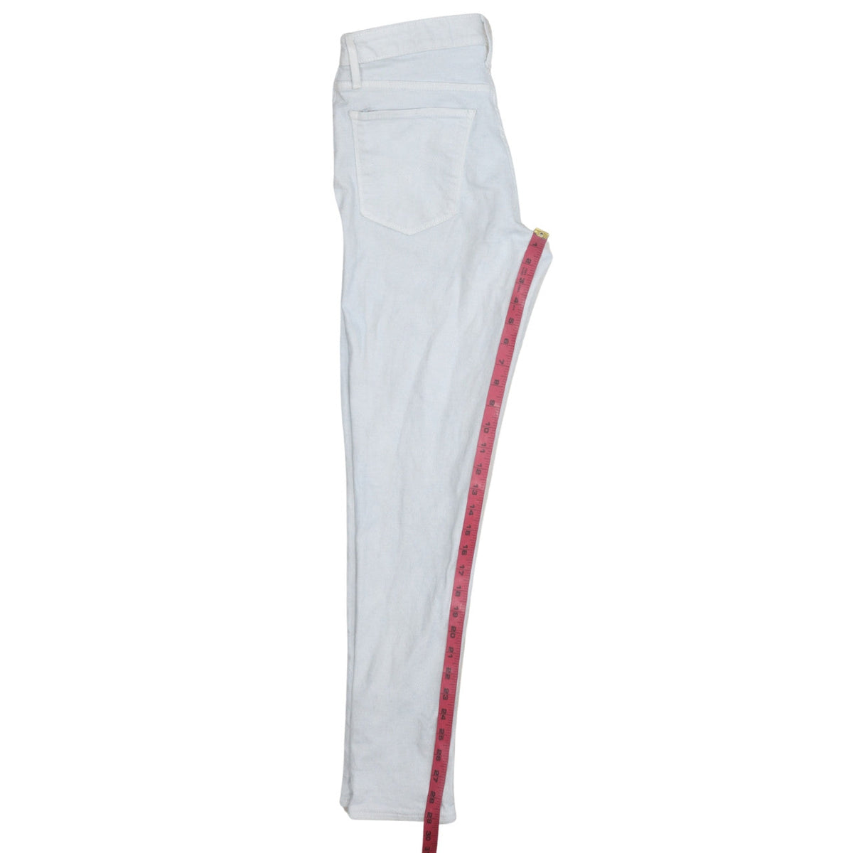 Levi's Women's White 721 High Rise Skinny Jeans Size 29 Slim Fit