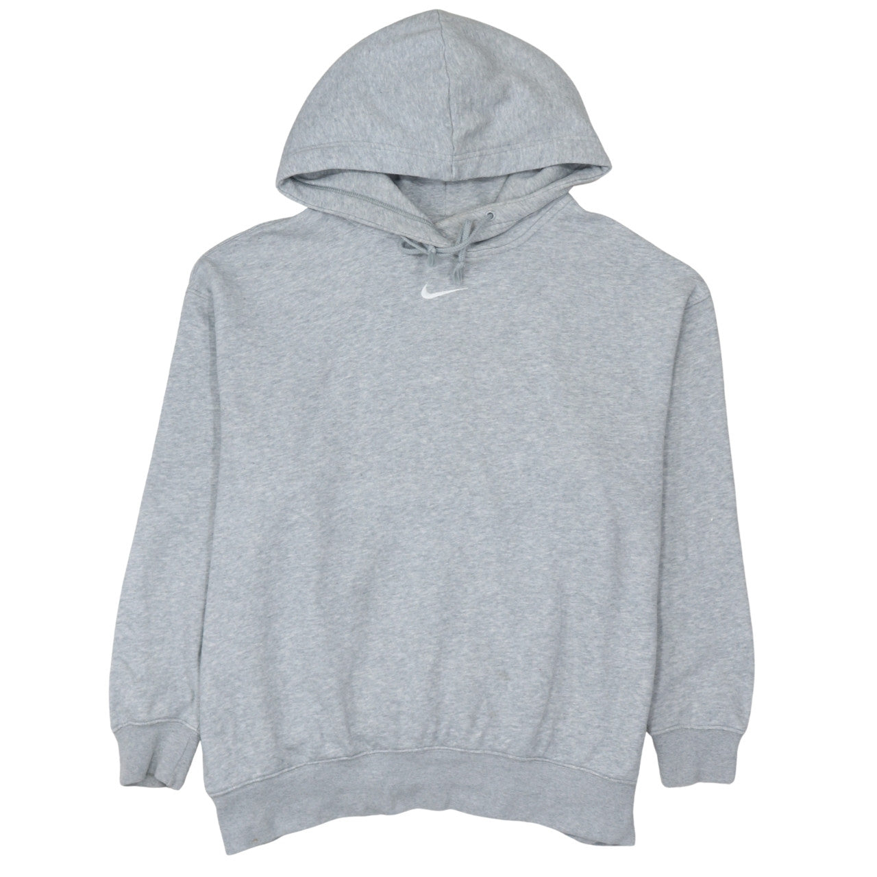 Nike Men's Grey Pullover Hoodie Medium Fleece Sportswear