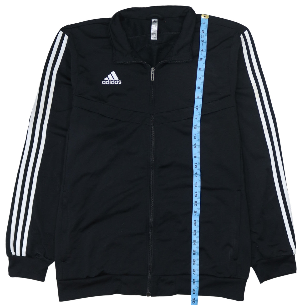 Adidas Mens Black 2XL Full Zip Sports Sweatshirt Jacket