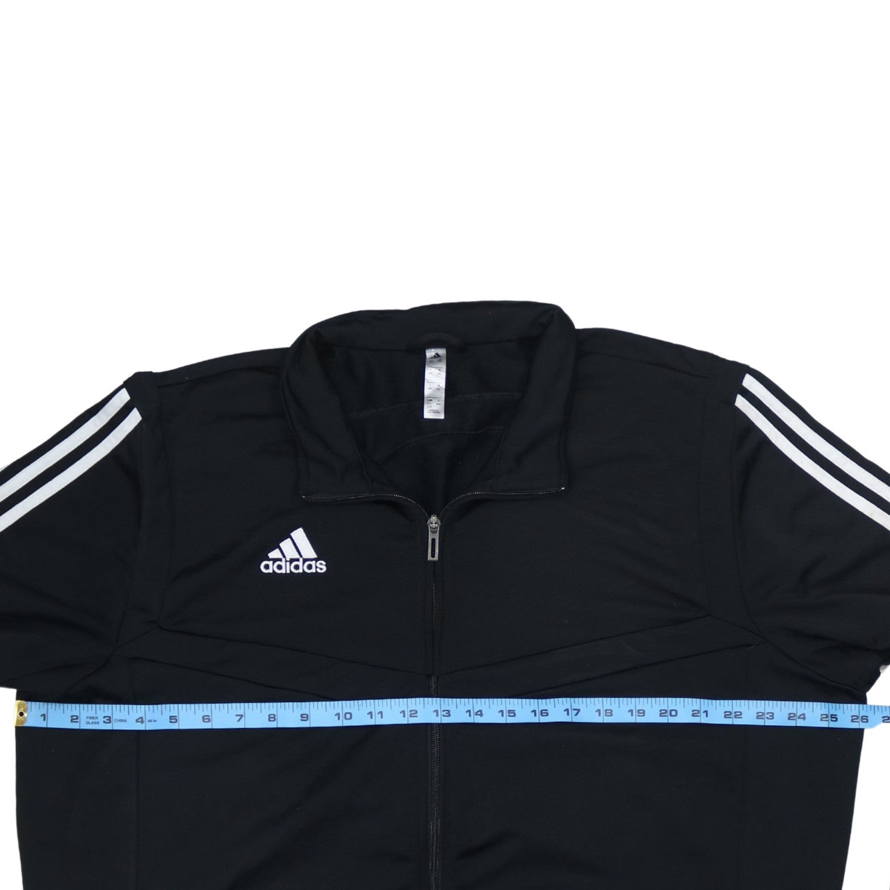Adidas Mens Black 2XL Full Zip Sports Sweatshirt Jacket