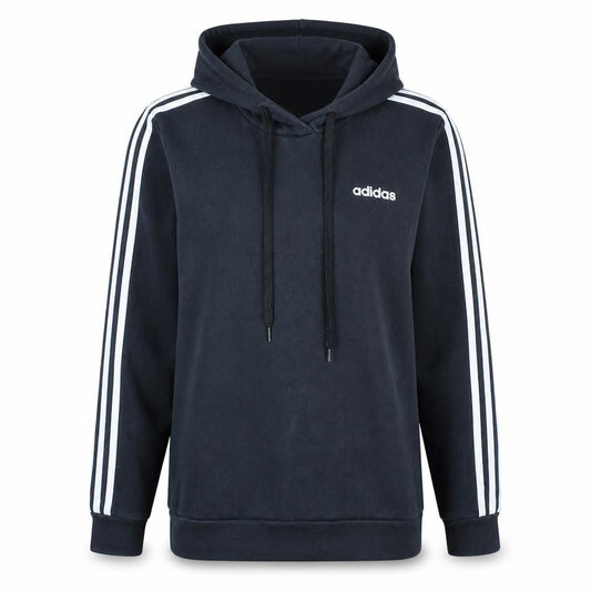 Adidas Womens Black Pullover Hoodie Size M 12-14 Hooded Sweatshirt