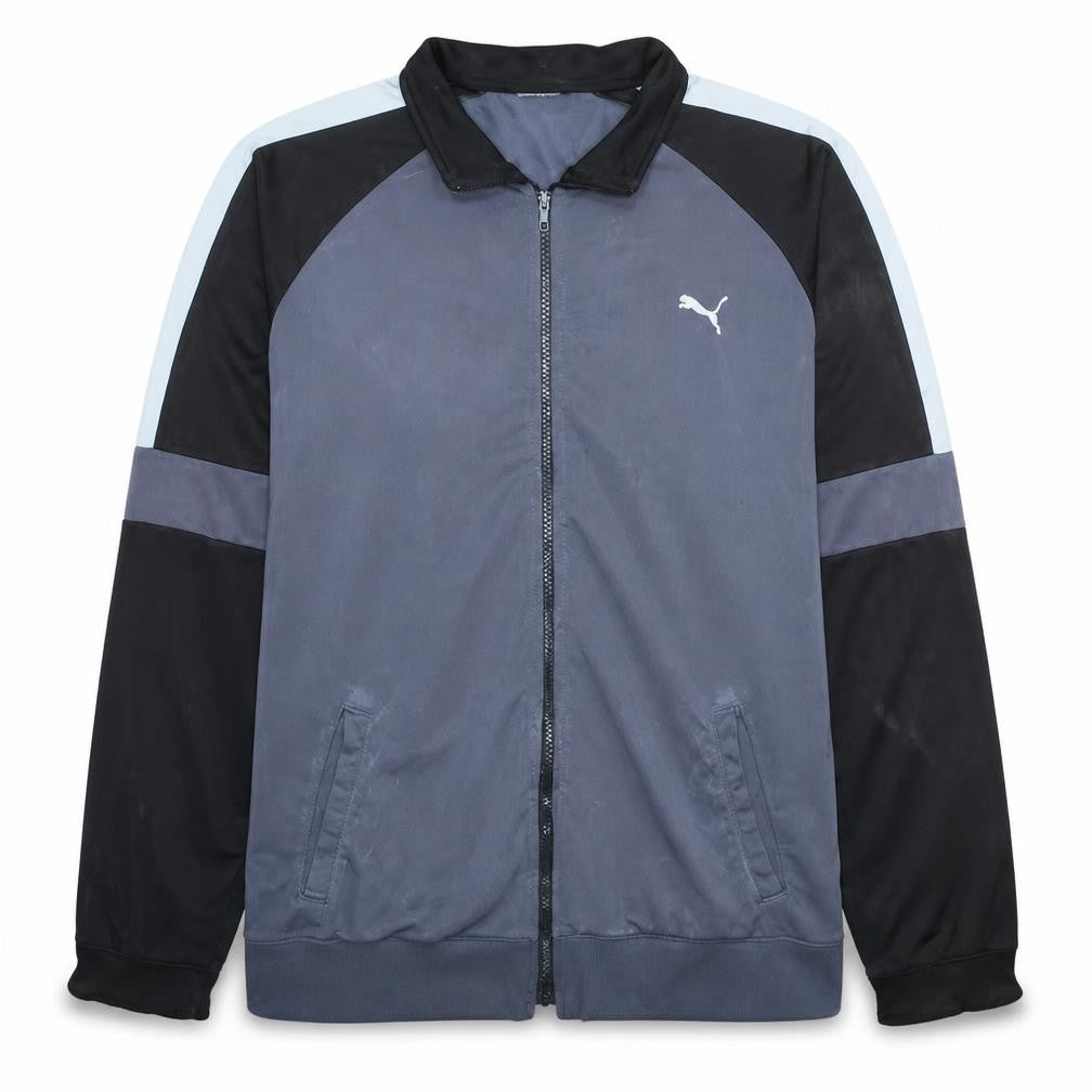 Puma Men's Blue Full Zip Sweatshirt 2XL Sports Style