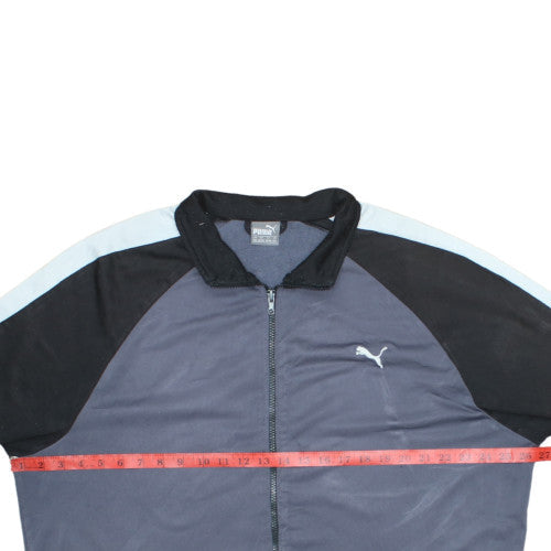 Puma Men's Blue Full Zip Sweatshirt 2XL Sports Style