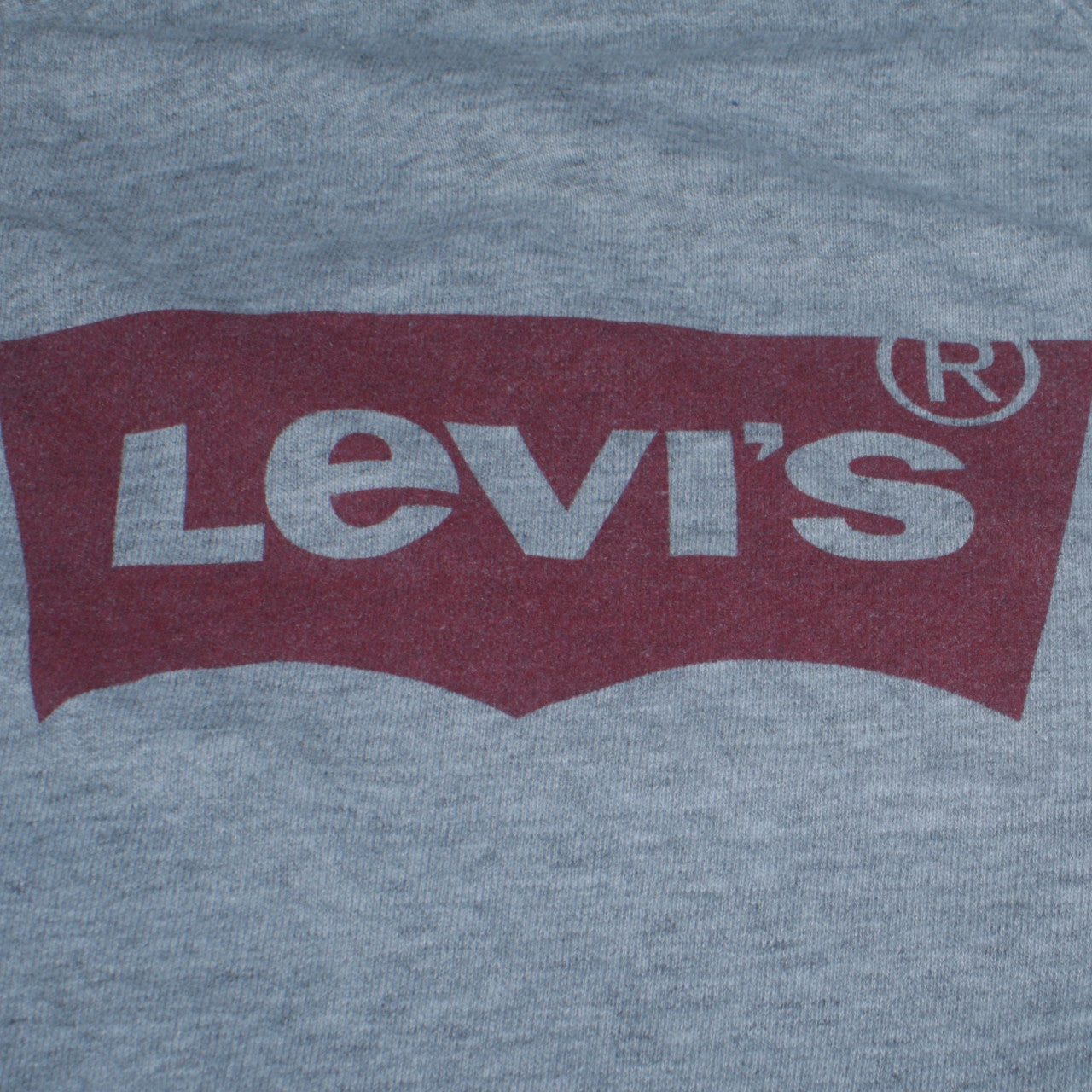 Levi's Men's Grey XS Pullover Hoodie with Logo Print