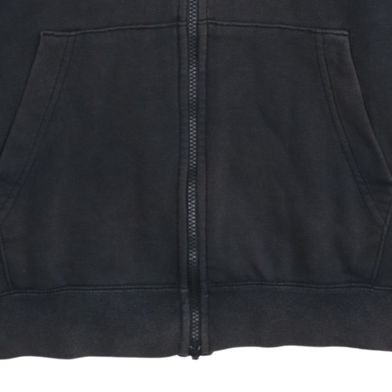 Nike Men's Black Full Zip Hoodie Size S Regular Fit Fleece Sweatshirt