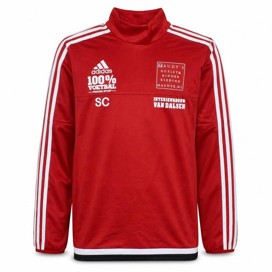 Adidas Mens Red Climacool Football Pullover Sweatshirt Size S