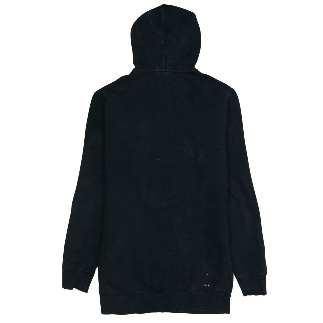 Napapijri Men's Black Pullover Hoodie M Logo Outdoor Fleece
