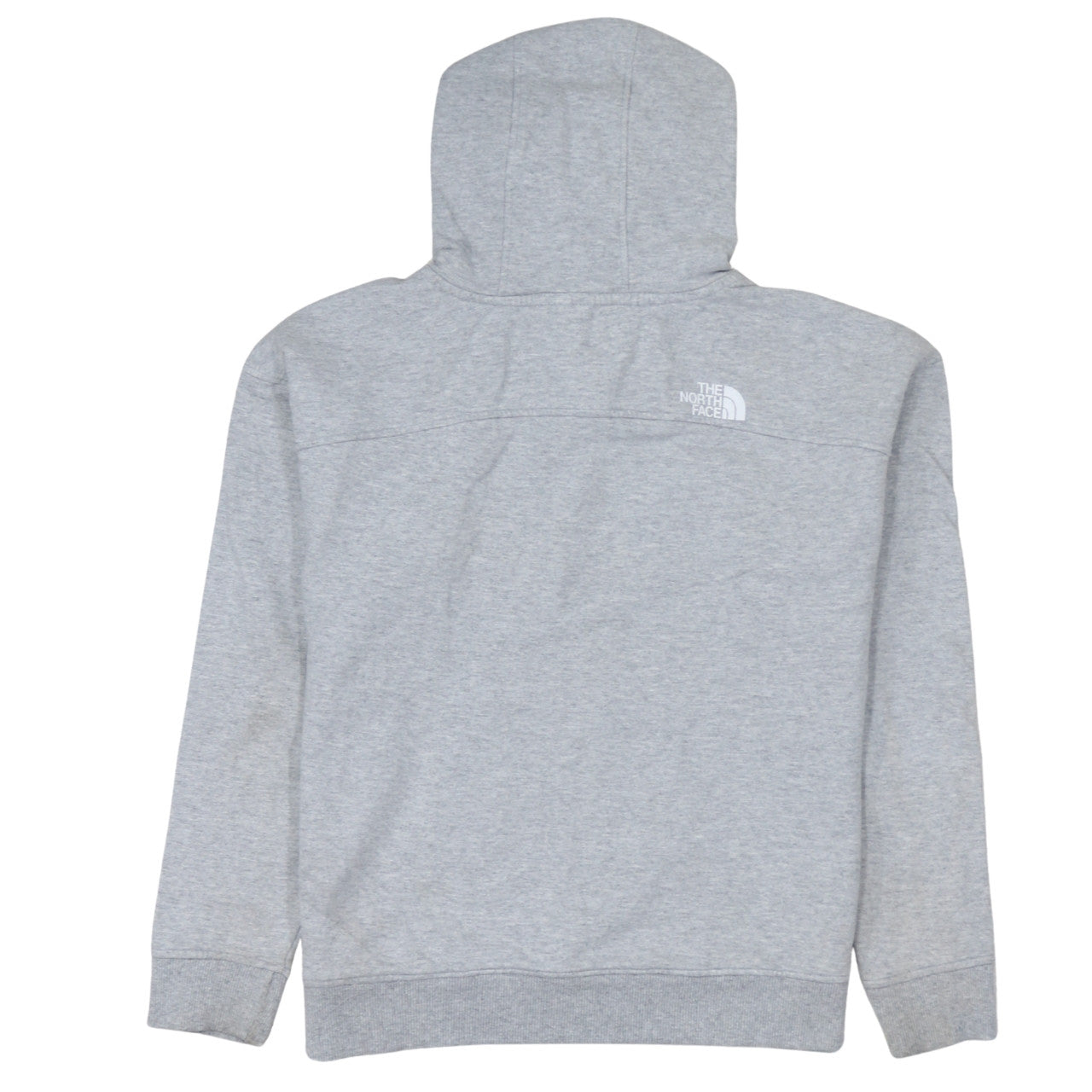 The North Face Womens Grey Pullover Hoodie Size M Cotton Blend