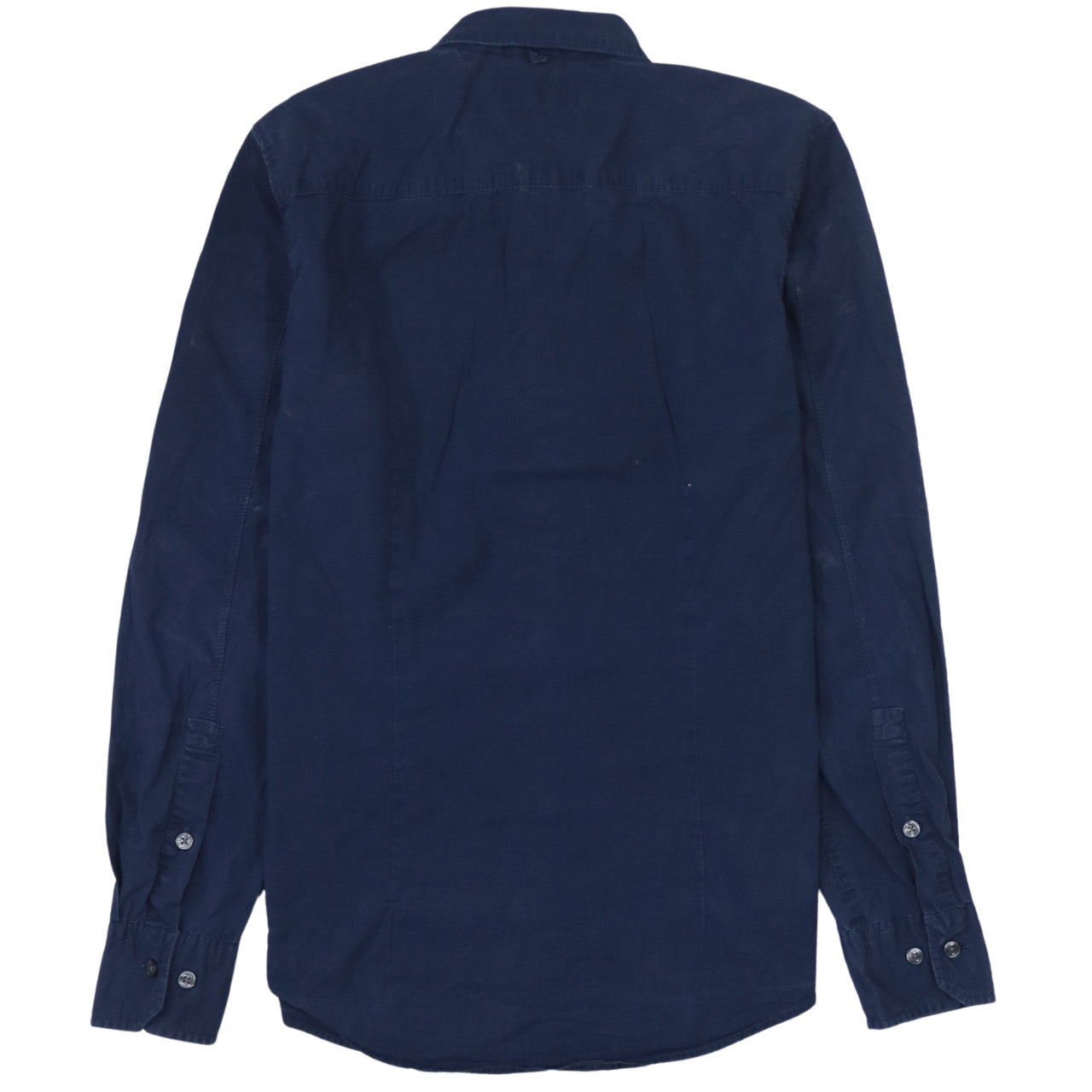 Tommy Hilfiger Denim Men's Blue Slim Fit Cotton Long Sleeve Shirt S