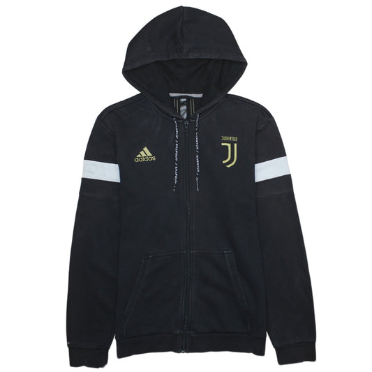 Adidas Men’s Black Juventus Full Zip Hoodie Size M Sportswear