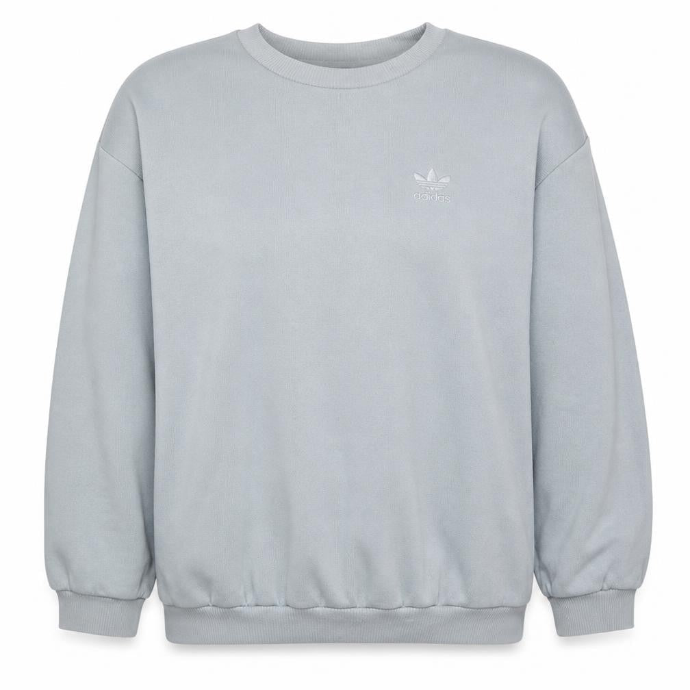 Adidas Womens Grey Crew Neck Sweatshirt Size 14 Cotton Blend
