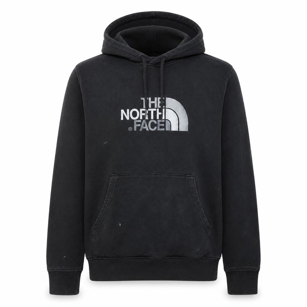 The North Face Men's Black Pullover Hoodie L Logo Outdoor Fleece