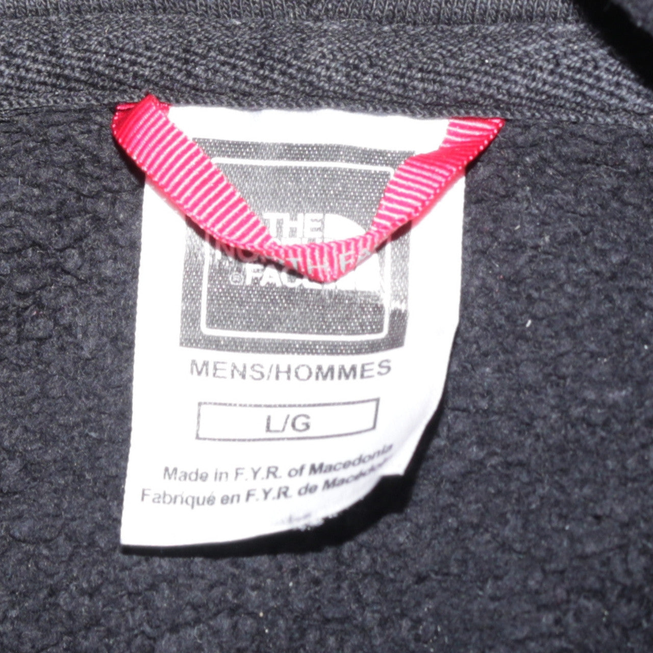 The North Face Men's Black Pullover Hoodie L Logo Outdoor Fleece