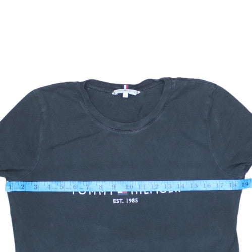 Tommy Hilfiger Men's Black Crew Neck Short Sleeve T-Shirt Size S