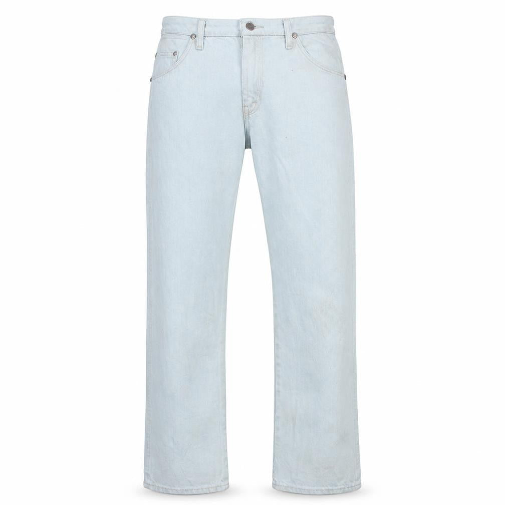 Wrangler Men Light Blue Straight Denim Jeans 32x30 Regular Fit